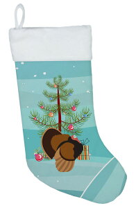 [RDY] [��������] Caroline's Treasures �u�����Y�^�[�L�[ �}���`�J���[�N���X�}�X�X�g�b�L���O �\�t�g�X�G�[�h���n�t�� 18�C���` [�y�V�C�O�ʔ�] | Caroline's Treasures Bronze Turkey Multi-color Christmas Stocking,