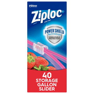 [RDY] [] Ziploc Brand Slider Storage Gallon Bags with Power Shield Technology, 40 Count [yVCOʔ] | Ziploc Brand Slider Storage Gallon Bags with Power Shield Technology, 40 Count