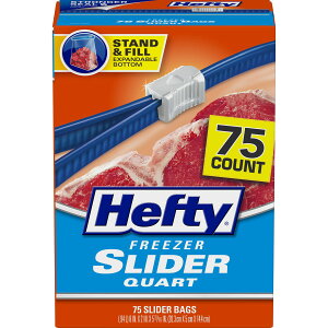 [RDY] [��������] Hefty �t���[�U�[�N�I�[�g 75ct [�y�V�C�O�ʔ�] | Hefty Freezer Quart 75ct