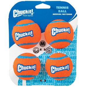 [RDY] [] Chuckit! Durable Tennis Ball Dog Toy, Medium, 4 Count. [yVCOʔ] | Chuckit! Durable Tennis Ball Dog Toy, Medium, 4 Count