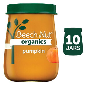 [RDY] [��������] (10 Pack) Beech-Nut Organics Stage 1, Pumpkin Baby Food, 4 oz Jar. [�y�V�C�O�ʔ�] | (10 Pack) Beech-Nut Organics Stage 1, Pumpkin Baby Food, 4 oz Jar