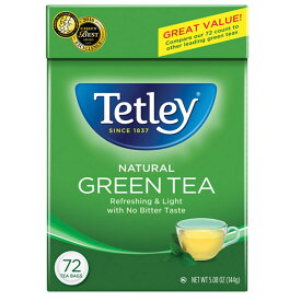 [送料無料] Tetley オールナチュラル グリーンティー ティーバッグ72個入り [楽天海外通販] | Tetley All Natural Green Tea, 72 Count Tea Bags