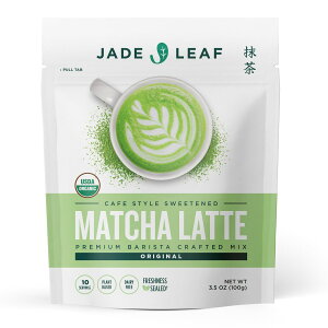 [RDY] [��������] Jade Leaf Matcha �I�[�K�j�b�N�������e�~�b�N�X�A�������A3.5�I���X [�y�V�C�O�ʔ�] | Jade Leaf Matcha, Organic Japanese Matcha Latte Mix, Powdered Tea, 3.5 Oz