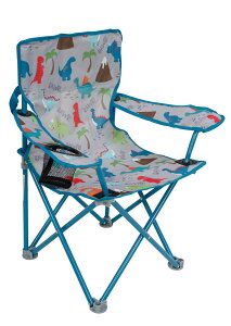 [RDY] [] CRCKT bNtqp܂肽݃Lv`FA 125|hΉ }`J[fBmvg [yVCOʔ] | Crckt Folding Camp Chair for Kids with Lock 125lb Capacity , Multi-Color Dino Print
