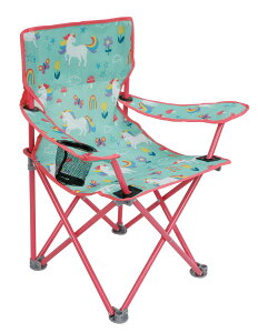 [RDY] [] CRCKT SbNtqp܂肽݃Lv`FA[ 125|he jR[vg [yVCOʔ] | Crckt Kids Folding Camp Chair with Safety Lock 125lb Capacity Unicorn Print