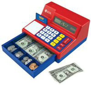 [] Learning Resources V d샌WX^[ 73Zbg [yVCOʔ] | Learning Resources Pretend and Play Calculator Cash Register, Set of 73