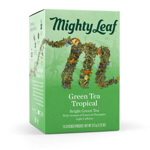 [RDY] [] }CeB[[teB[ O[eB[EgsJ eB[obO15ܓ [yVCOʔ] | Mighty Leaf Tea Green Tea Tropical, Green Tea, 15 Tea Bags