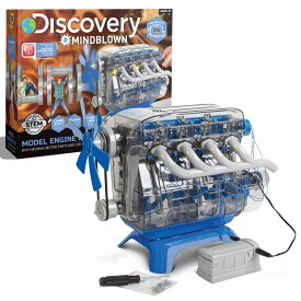 [送料無料] Discovery #MINDBLOWN DIYのおもちゃのモデルエンジンのキット、機械工の4周期内燃機関のアセンブリ構造、W/Valves、シリンダーは、STEMの創造性か批判的思考を励ます付属している