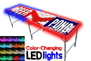 [RDY] [] LEDO[Cgt8tB[gvtFbVir[E|Ee[u - r[E| [yVCOʔ] | 8-Foot Professional Beer Pong Table w/ LED Glow Lights - Beer Pong Edition