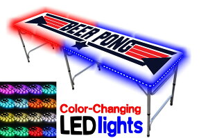 [RDY] [] LEDO[Cgt8tB[gvtFbVir[E|Ee[u - gbvE| [yVCOʔ] | 8-Foot Professional Beer Pong Table w/ LED Glow Lights - Top Pong Edition