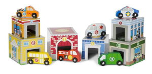 [RDY] [] Melissa and Doug Nesting and Sorting Garages and Cars 14-Piece Play Set bT_O lXeBO\[eBO K[WJ[Y 14s[X vCZbg [yVCOʔ] | Melissa and Doug Nes