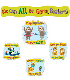 [RDY] [送料無料] Carson Dellosa Education ワンワールド ジャームバスターズ 掲示板セット 9 [楽天海外通販] | Carson Dellosa Education One World Germ Busters Bulletin Board Set 9