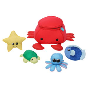 [] Manhattan Toy lIvJj5s[Xt[eBOXsntBoXg[CƃNCbNhCX|WƐSĈ [yVCOʔ] | Manhattan Toy Neoprene Crab 5 Piece Floating S