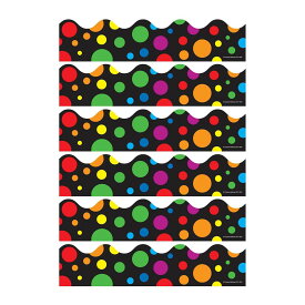 [RDY] [送料無料] Carson Dellosa Education ビッグレインボードットスカラップボーダー、78個入り [楽天海外通販] | Carson Dellosa Education Big Rainbow Dots Scalloped Border, 78 Pieces