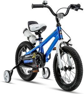 [] Royalbaby t[X^C 16C` u[ qp] j̎q ̎q LbNX^hƃg[jOzC[t] [yVCOʔ] | Royalbaby Freestyle 16 In. Blue Kids Bike B