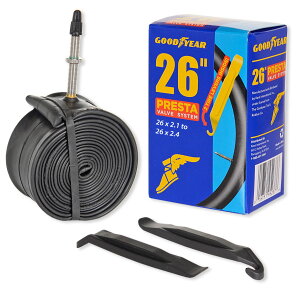 [RDY] [] Goodyear 26" x 2.1"-2.4" vX^ouoCN`[uA^Co[t [yVCOʔ] | Goodyear 26" x 2.1"-2.4" Presta Valve Bike Tube, Tire Levers included