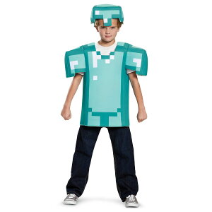 [] {[CY A[}[ NVbN - }CNtg nEB RXv RX`[? j̎q q qǂ LbY ߑ [yVCOʔ] | Boy's Armor Classic Halloween Costume - Minecraft