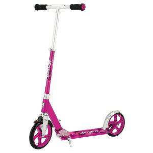 [��������] Razor A5 Lux�L�b�N�X�N�[�^�[ - ��^8�C���`�z�C�[�� �܂肽���ݎ� �����\�ȃn���h���o�[ 220�|���h�܂ł̃��C�_�[�̂��߂̌y�� [�y�V�C�O�ʔ�] | Razor A5 Lux Kick Scooter - Large