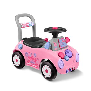 [送料無料] Radio Flyer クリエイティビティカー、ライドオン、チャイルドプッシュウォーカー、ピンク [楽天海外通販] | Radio Flyer, Creativity Car, Ride-on and Child Push Walker, Pink