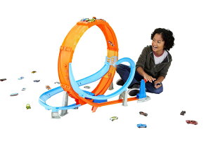 [RDY] [��������] Hot Wheels �}�b�V�u���[�v ���C�w�� �g���b�N�Z�b�g�i28�C���`���C�h�g���b�N ���[�v��1��t [�y�V�C�O�ʔ�] | Hot Wheels Massive Loop Mayhem Track Set with 28-In Wide Track Loop  1 Car