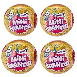 [] 5 Surprise Mini Brands Mystery Capsule Real Miniature Brands Collectible Toy by ZURU 4 Pack [yVCOʔ] | 5 Surprise Mini Brands Mystery Capsule Real Miniature Brands Collectible Toy by ZURU 4 Pack