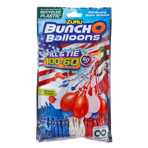 [RDY] [] Bunch O Balloons   ̍[UD100 3pbN by ZURU [yVCOʔ] | Bunch O Balloons 100 Red, White, and Blue Rapid-Filling Self-Sealing Water Balloons 3 Pack by ZURU
