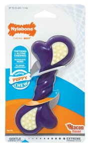 [RDY] [] Nylabone Just for Puppies Double Action Bone Puppy Dog Teething Chew Toy Bacon Flavor Small/Regular - Up to 25 lbs 25|h܂ [yVCOʔ] | Nylabone Just for Puppies Double Action Bone Puppy Dog Teething Chew Toy Baco