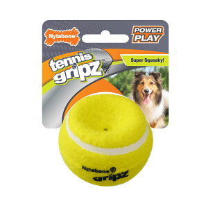 [送料無料] Nylabone パワープレー ドッグテニスボール グリップズテニス ミディアム（1カウント） [楽天海外通販] | Nylabone Power Play Dog Tennis Ball Gripz Tennis Medium (1 Count)