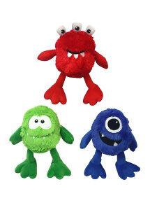 [RDY] [] Multipet vbVX^[hbOgC A\[gJ[ TCYF9C` [yVCOʔ] | Multipet Plush Monster Dog Toy, Assorted Colors, Size: 9"
