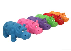 [] Multipet ܂莆΂̌p A\[gJ[ TCYF8C` [yVCOʔ] | Multipet Origami Hippo Dog Toy, Assorted Colors, Size: 8"