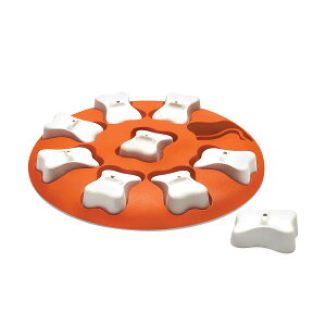 [] Outward Hound X}[g C^NeBu g[g pY hbOgC IW TCY [yVCOʔ] | Outward Hound Smart Interactive Treat Puzzle Dog Toy, Orange, One-Size