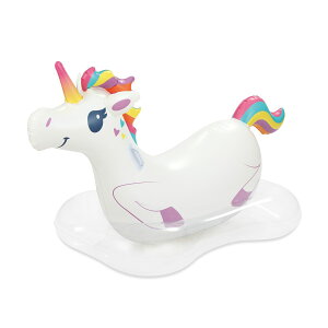 [RDY] [] Play Day qёl̂߂̖c\ȃjR[̏Ԃ̃v[̕VA [yVCOʔ] | Play Day Inflatable Unicorn Ride-on Pool Float, White, for Kids and Adults