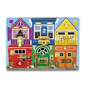 [] Melissa  Doug b`{[h tXg[VEt[EpbP[WO XLr_[̂ [yVCOʔ] | Melissa  Doug Latches Board Frustration-Free Packaging Skill Build
