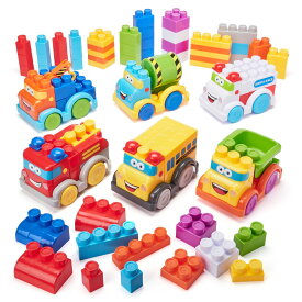 [送料無料] Kid Connection Deluxe Vehicles Play Set Plastic Blocks 98 Pieces [楽天海外通販] | Kid Connection Deluxe Vehicles Play Set Plastic Blocks 98 Pieces