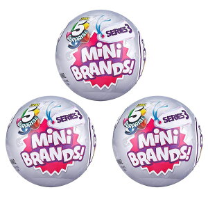 [RDY] [] ZURU 5 TvCY~juh ~Xe[JvZV[Y3b_~jgC3 [yVCOʔ] | Zuru 5 Surprise Mini Brands Mystery Capsule Series 3 | 3 Random Mini Toys