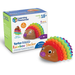 [] Learning Resources XpCNEUEt@C[^[EnbWzbOEC{[X^bJ[Y [yVCOʔ] | Learning Resources Spike the Fine Motor Hedgehog Rainbow Stackers