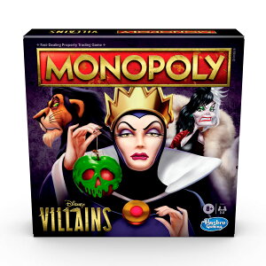[] Monopoly : fBYj[EBYŃ{[hQ[ 8ΈȏΏ 2`6lp [yVCOʔ] | Monopoly: Disney Villains Edition Board Game for Ages 8 and Up, 2-6 Players
