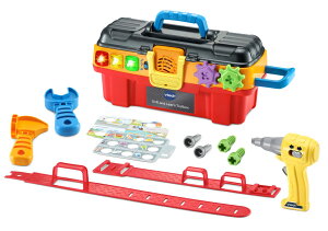 [RDY] [��������] VTech �h���������[�� �c�[���{�b�N�X �v�� �c�[���x���g �c�[�� �v���W�F�N�g�J�[�h�t�� [�y�V�C�O�ʔ�] | VTech Drill and Learn Toolbox Pro With Tool Belt, Tools, Project Cards