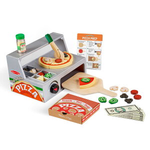 [] Melissa  Doug gbvxCN ؐsUJE^[vCZbg 34 [yVCOʔ] | Melissa  Doug Top  Bake Wooden Pizza Counter Play Set 34 Pcs