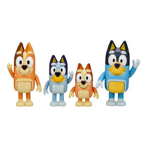 [RDY] [��������] Bluey  Family 4 Pack of 2.5-3 Figures, Including Bluey , Bingo, Mum  Dad [�y�V�C�O�ʔ�] | Bluey  Family 4 Pack of 2.5-3 Figures, Including Bluey, Bingo, Mum  Dad