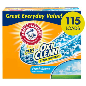[RDY] [] Arm  Hammer Plus OxiClean Powder Laundry Detergent, Fresh Scent, 115 Loads [yVCOʔ] | Arm  Hammer Plus OxiClean Powder Laundry Detergent, Fresh Scent, 115 Loads