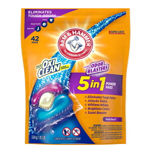 [] Arm  Hammer Plus OxiClean With Odor Blasters LAUNDRY DETERGENT 5-IN-1 Power Paks, 42CT Packaging may vary [yVCOʔ] | Arm  Hammer Plus OxiClean With Odor Blasters LAUNDRY DETERGENT 5-IN-1 Power Paks, 42CT Packagi