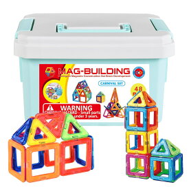 [RDY] [送料無料] Zummy Mag-Building Brain Development Magnetic Toy Set, 48 Pieces [楽天海外通販] | Zummy Mag-Building Brain Development Magnetic Toy Set, 48 Pieces