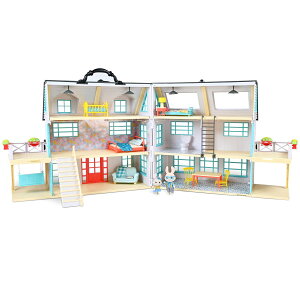 [RDY] [] Honey Bee Acres 15C`Buzzby Farmhouse 51 Piece Dollhouse Set, Childrenes Ages 3+, No Assembly [yVCOʔ] | Honey Bee Acres 15 inch Tall Buzzby Farmhouse 51 Piece Dollhouse Set, Children Ages 3+, No Assembly