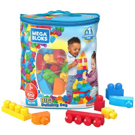 [RDY] [送料無料] Mega Bloks First Builders Big Building Bag with Big Building Blocks, Building Toys for Toddlers 80 pieces [楽天海外通販] | Mega Bloks First Builders Big Building Bag with Big Building Blocks, Building Toys for Toddlers 80 Piece