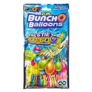 [] Crazy Bunch O Balloons 100 }[UZtV[D 3pbN by ZURU [yVCOʔ] | Crazy Bunch O Balloons 100 Rapid-Filling Self-Sealing Water Balloons 3 Pack by ZURU