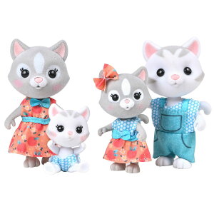 [RDY] [] Honey Bee Acres Purringtons Cat Family, 4 Miniature Doll Figures, Children Ages 3+ [yVCOʔ] | Honey Bee Acres Purringtons Cat Family, 4 Miniature Doll Figures, Children Ages 3+