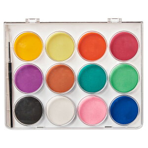 [送料無料] Spark Create Imagine ジャンボ水彩絵の具セット。12色詰め合わせ、絵筆付き。3+ [楽天海外通販] | Spark Create Imagine Jumbo Watercolor Paint Set. 12 Assorted Colors, Includes Paint Brush. 3+