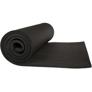 [RDY] [] Wakeman tBbglX1/2C`K}bg Xgbvt ubN [yVCOʔ] | Wakeman Fitness 1/2 In. Extra Thick Yoga Mat, With Carrying Strap, Black