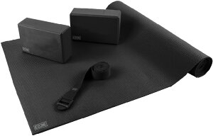 [] EDX GbZVEKELbg 4_ ubN [yVCOʔ] | EDX 4-Piece Essential Yoga Kit, black